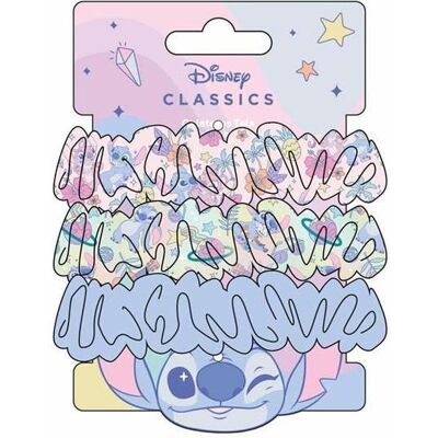Disney Haargummi, Stitch Hair Scrunchies for Girls and Women, Non-Slip and Soft Ponytail Holder - 3 Scrunchies (Haargummi) Disney Haargummi, Stitch Hair Scrunchies for Girls and Women, Non-Slip and Soft Ponytail Holder - 3 Scrunchies (Haargummi)