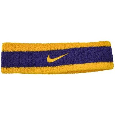 Nike, Unisex, Schweissband, Swoosh-Stirnband, Violett, Gelb Nike, Unisex, Schweissband, Swoosh-Stirnband, Violett, Gelb