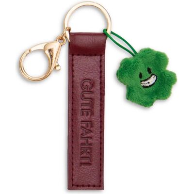 Magni, Unisex, Schlüsselanhänger, NICI Schlüsselanhänger Gute Fahrt! Kunstlederband mit Kleeblatt rot 10cm, Grün, Rot Magni, Unisex, Schlüsselanhänger, NICI Schlüsselanhänger Gute Fahrt! Kunstlederband mit Kleeblatt rot 10cm, Grün, Rot