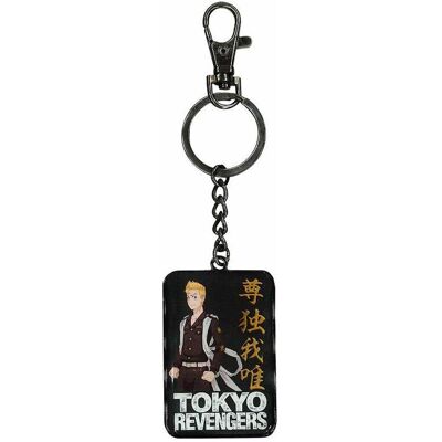 SD Toys, Schlüsselanhänger, Tokyo Revengers Metall-Schlüsselanhänger Takemichi Sanagaki 7 cm, Gold, Schwarz SD Toys, Schlüsselanhänger, Tokyo Revengers Metall-Schlüsselanhänger Takemichi Sanagaki 7 cm, Gold, Schwarz