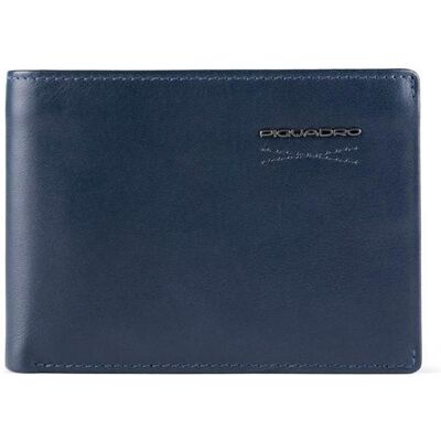 Piquadro, Herren, Portemonnaie, Obidos, Leather Wallet, Coin Holder, Navy, For Men, Blau Piquadro, Herren, Portemonnaie, Obidos, Leather Wallet, Coin Holder, Navy, For Men, Blau