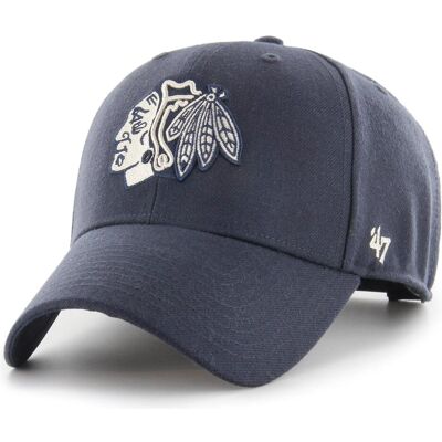 47 Brand, Herren, Cap, Snapback Cap - NHL Chicago Blackhawks Navy, Blau 47 Brand, Herren, Cap, Snapback Cap - NHL Chicago Blackhawks Navy, Blau