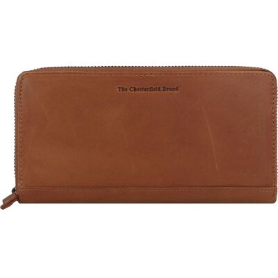 The Chesterfield Brand, Damen, Portemonnaie, Wax Pull Up Geldbörse RFID Schutz Leder 19 cm, Braun The Chesterfield Brand, Damen, Portemonnaie, Wax Pull Up Geldbörse RFID Schutz Leder 19 cm, Braun