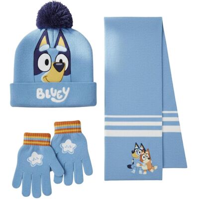 Cerdá, Unisex, Schal, Bluey winter set snood hat gloves, Blau, Mehrfarbig, Türkis Cerdá, Unisex, Schal, Bluey winter set snood hat gloves, Blau, Mehrfarbig, Türkis