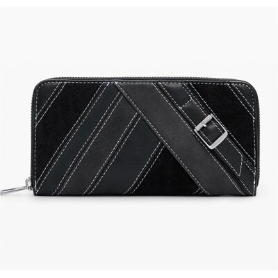 Desigual, Damen, Portemonnaie, Fibonacci Fiona Geldbörse 16 cm, Schwarz Desigual, Damen, Portemonnaie, Fibonacci Fiona Geldbörse 16 cm, Schwarz
