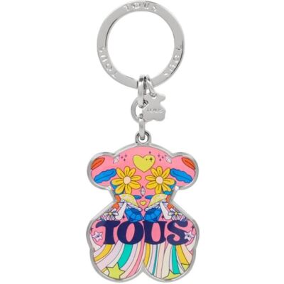 Tous, Damen, Schlüsselanhänger, Magic Flowers Bear, Mehrfarbig Tous, Damen, Schlüsselanhänger, Magic Flowers Bear, Mehrfarbig