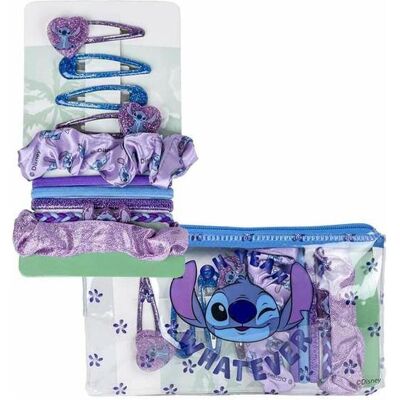 Cerdá, Haarschmuck, STITCH Beauty-Set – enthält 2 Haargummis aus Stoff, 4 Haargummis, 4 Haarnadeln und Kulturbeutel, ide Cerdá, Haarschmuck, STITCH Beauty-Set – enthält 2 Haargummis aus Stoff, 4 Haargummis, 4 Haarnadeln und Kulturbeutel, ide