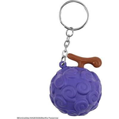 Distrineo, Unisex, Schlüsselanhänger, Lo Squishy Gomu Gomu del Frutto del diavolo - One Piece, Violett Distrineo, Unisex, Schlüsselanhänger, Lo Squishy Gomu Gomu del Frutto del diavolo - One Piece, Violett