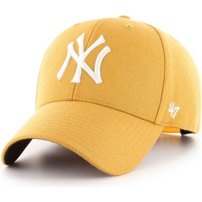 47 Brand, Herren, Cap, Adjustable Cap - MLB New York Yankees timber wheat, Beige, Gelb, (One Size) 47 Brand, Herren, Cap, Adjustable Cap - MLB New York Yankees timber wheat, Beige, Gelb, (One Size)