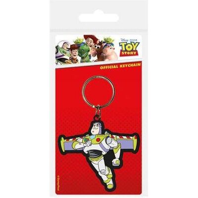 Pyramid Schlüsselanhänger, Toy Story Rubber Schlüsselanhänger Buzz Lightyear 6 cm, Mehrfarbig Pyramid Schlüsselanhänger, Toy Story Rubber Schlüsselanhänger Buzz Lightyear 6 cm, Mehrfarbig