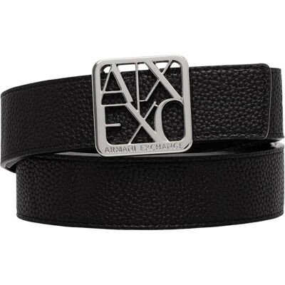 Giorgio Armani Exchange, Damen, Gürtel, XW001598 AF15774, Schwarz, (95) Giorgio Armani Exchange, Damen, Gürtel, XW001598 AF15774, Schwarz, (95)
