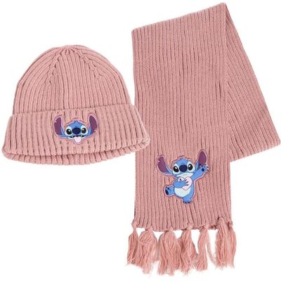 Cerda, Mädchen, Mütze, STITCH - Set Bonnet Echarpe - 2 Pc, Rosa, Pink, (One Size) Cerda, Mädchen, Mütze, STITCH - Set Bonnet Echarpe - 2 Pc, Rosa, Pink, (One Size)
