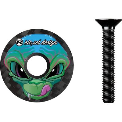 rie:sel design, Unisex, Cap, stem:cap Ahead Kappe 1 1/8" Modell 2020, Grün, Schwarz, (S) rie:sel design, Unisex, Cap, stem:cap Ahead Kappe 1 1/8" Modell 2020, Grün, Schwarz, (S)
