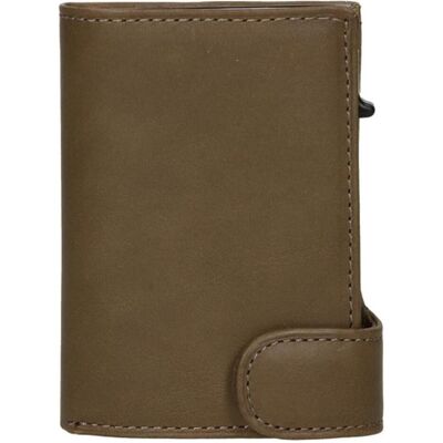 Tony Perotti, Unisex, Portemonnaie, Furbo Lederkartenhalter mit Wechsel Tasche Taupe, Braun Tony Perotti, Unisex, Portemonnaie, Furbo Lederkartenhalter mit Wechsel Tasche Taupe, Braun