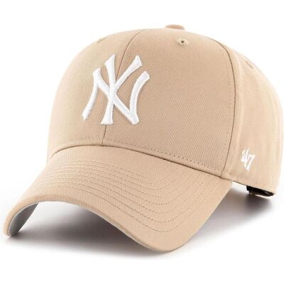 47 Brand, Herren, Cap, Adjustable Cap - MLB BASIC New York Yankees khaki, Braun, (One Size) 47 Brand, Herren, Cap, Adjustable Cap - MLB BASIC New York Yankees khaki, Braun, (One Size)