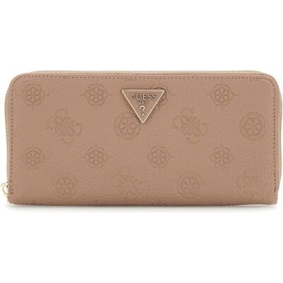 Guess Damen, Portemonnaie, Cresidia II SLG Large Zip Around Wallet, Braun Guess Damen, Portemonnaie, Cresidia II SLG Large Zip Around Wallet, Braun