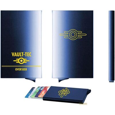 DEVplus, Unisex, Portemonnaie, Fallout Kreditkarten Etui Overseer, Blau DEVplus, Unisex, Portemonnaie, Fallout Kreditkarten Etui Overseer, Blau