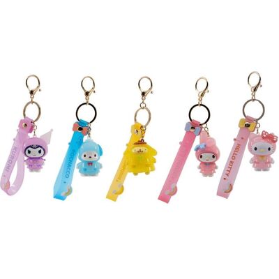 YuMe, Schlüsselanhänger, Sanrio Raincoat Series (Assortiert - 1 Stück), Mehrfarbig YuMe, Schlüsselanhänger, Sanrio Raincoat Series (Assortiert - 1 Stück), Mehrfarbig
