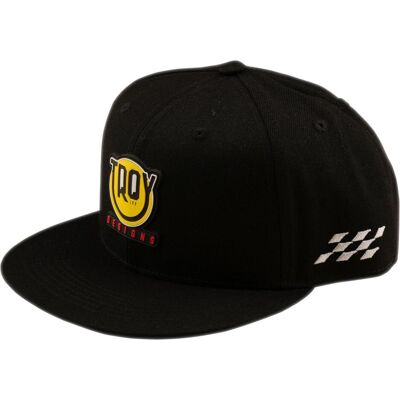 Troy Lee Designs, Unisex, Cap, Flat Bill Snapback Cap, Happy Dayz, black, one size, Schwarz, (One Size) Troy Lee Designs, Unisex, Cap, Flat Bill Snapback Cap, Happy Dayz, black, one size, Schwarz, (One Size)