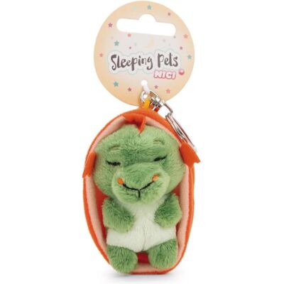 NICI, Unisex, Schlüsselanhänger, plush keychain sleeping dragon green 8 cm, Orange, Mehrfarbig, Grün NICI, Unisex, Schlüsselanhänger, plush keychain sleeping dragon green 8 cm, Orange, Mehrfarbig, Grün