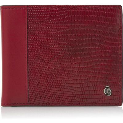 Castelijn & Beerens, Herren, Portemonnaie, Donna Geldbörse RFID Leder 11 cm, Rot Castelijn & Beerens, Herren, Portemonnaie, Donna Geldbörse RFID Leder 11 cm, Rot