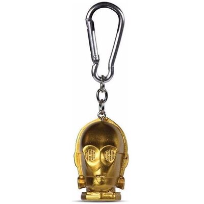 Pyramid Schlüsselanhänger, Star Wars: C-3PO 3D Pyramid Schlüsselanhänger, Star Wars: C-3PO 3D