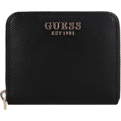 Guess Damen, Portemonnaie, Laurel II Geldbörse 11 cm, Schwarz Guess Damen, Portemonnaie, Laurel II Geldbörse 11 cm, Schwarz