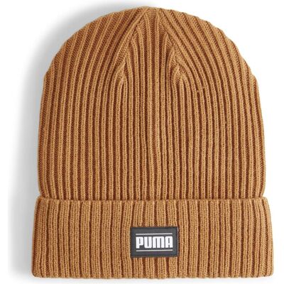 Puma Unisex, Mütze, Ribbed Classic Cuff Beanie, Beige, Braun, (One Size) Puma Unisex, Mütze, Ribbed Classic Cuff Beanie, Beige, Braun, (One Size)