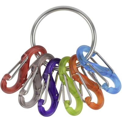 Nite Ize, Schlüsselanhänger, KeyRing, Rot, Grün, Schwarz, Violett, Mehrfarbig, Orange, Blau Nite Ize, Schlüsselanhänger, KeyRing, Rot, Grün, Schwarz, Violett, Mehrfarbig, Orange, Blau