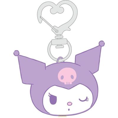 Sakami, Mädchen, Schlüsselanhänger, Sanrio Plüsch-Schlüsselanhänger Kuromi, Mehrfarbig Sakami, Mädchen, Schlüsselanhänger, Sanrio Plüsch-Schlüsselanhänger Kuromi, Mehrfarbig