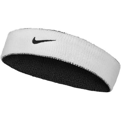 Nike, Unisex, Schweissband, Swoosh-Stirnband, Weiss Nike, Unisex, Schweissband, Swoosh-Stirnband, Weiss