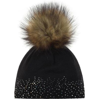 Eisbär, Damen, Mütze, Women's Nalin Lux Crystal, Schwarz, (One Size) Eisbär, Damen, Mütze, Women's Nalin Lux Crystal, Schwarz, (One Size)