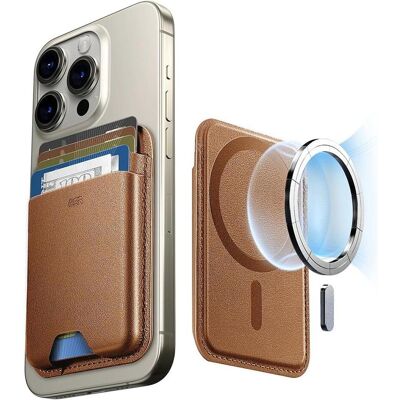 ESR, Damen, Portemonnaie, HaloLock magnetic wallet (brown), Braun ESR, Damen, Portemonnaie, HaloLock magnetic wallet (brown), Braun