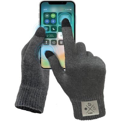 SBS, Unisex, Handschuhe, Touchscreen-Winterhandschuhe, Grau, (M) SBS, Unisex, Handschuhe, Touchscreen-Winterhandschuhe, Grau, (M)