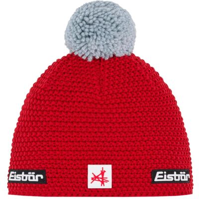 Eisbär, Unisex, Mütze, Jamie Pompon Ski Austria, Rot, (One Size) Eisbär, Unisex, Mütze, Jamie Pompon Ski Austria, Rot, (One Size)