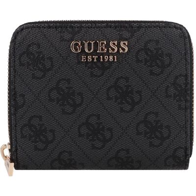 Guess Damen, Portemonnaie, Laurel II Geldbörse 11 cm, Schwarz Guess Damen, Portemonnaie, Laurel II Geldbörse 11 cm, Schwarz