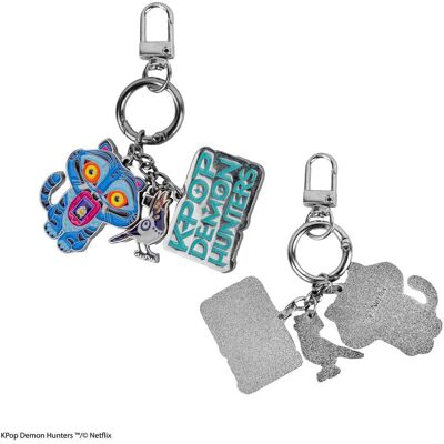 Cinereplicas, Schlüsselanhänger, Kpop Demon Hunters Derpy & Sussie Charms Keychain, Mehrfarbig Cinereplicas, Schlüsselanhänger, Kpop Demon Hunters Derpy & Sussie Charms Keychain, Mehrfarbig
