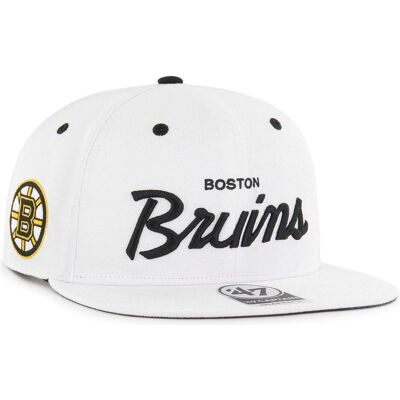 47 Brand, Herren, Cap, Crosstown Boston Bruins, Weiss, (One Size) 47 Brand, Herren, Cap, Crosstown Boston Bruins, Weiss, (One Size)
