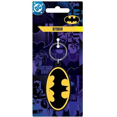 Pyramid Schlüsselanhänger, Portachiavi Batman Logo V2, Schwarz Pyramid Schlüsselanhänger, Portachiavi Batman Logo V2, Schwarz
