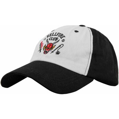Cinereplicas, Unisex, Cap, Stranger Things: Hellfire Club Baseball Kappe, Gelb, Grün Cinereplicas, Unisex, Cap, Stranger Things: Hellfire Club Baseball Kappe, Gelb, Grün