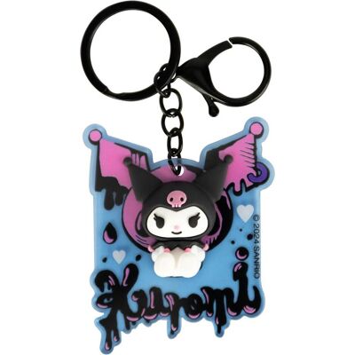 Blue Sky Mädchen, Schlüsselanhänger, Sanrio 3D Acryl Schlüsselanhänger Kuromi, Mehrfarbig Blue Sky Mädchen, Schlüsselanhänger, Sanrio 3D Acryl Schlüsselanhänger Kuromi, Mehrfarbig