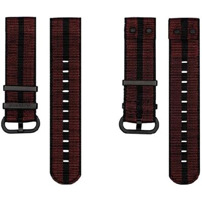 Soundbrenner Woven Nylon Strap für Core - rot (Nylon), Uhrenarmband, Rot Soundbrenner Woven Nylon Strap für Core - rot (Nylon), Uhrenarmband, Rot