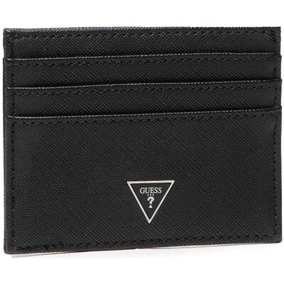 Guess Herren, Portemonnaie, Certosa Card Case, Schwarz Guess Herren, Portemonnaie, Certosa Card Case, Schwarz