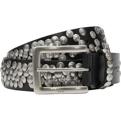 Liebeskind Berlin, Damen, Gürtel, Taillengürtel Gürtel mit Nieten, Schwarz, (105) Liebeskind Berlin, Damen, Gürtel, Taillengürtel Gürtel mit Nieten, Schwarz, (105)