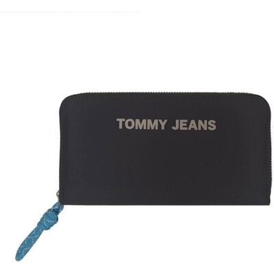 Tommy Hilfiger Damen, Portemonnaie, TJW Nautical Mix Large NYL women's wallet - AW0AW08414 0F4, Schwarz Tommy Hilfiger Damen, Portemonnaie, TJW Nautical Mix Large NYL women's wallet - AW0AW08414 0F4, Schwarz