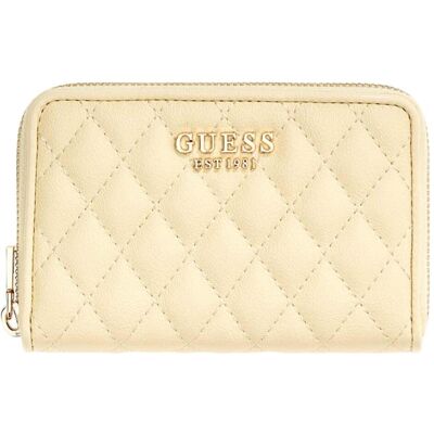 Guess Damen, Portemonnaie, Atabey SLG Medium Zip Around Wallet, Gelb Guess Damen, Portemonnaie, Atabey SLG Medium Zip Around Wallet, Gelb