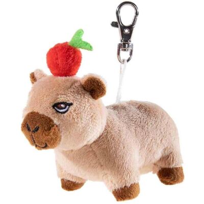 Heunec, Schlüsselanhänger, Keyring Capybara, Schlüsselanhänger, Anhänger, Glücksbringer, 6 cm, 198777, Braun Heunec, Schlüsselanhänger, Keyring Capybara, Schlüsselanhänger, Anhänger, Glücksbringer, 6 cm, 198777, Braun