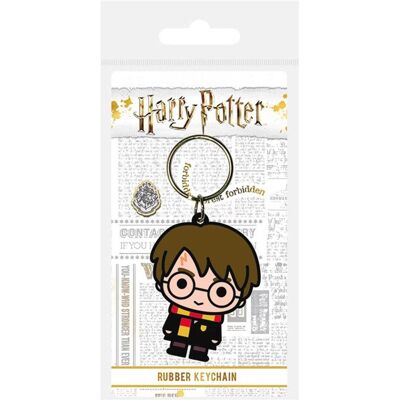 Pyramid Schlüsselanhänger, Harry Potter Gummi-Schlüsselanhänger Chibi Harry 6 cm, Braun, Schwarz Pyramid Schlüsselanhänger, Harry Potter Gummi-Schlüsselanhänger Chibi Harry 6 cm, Braun, Schwarz