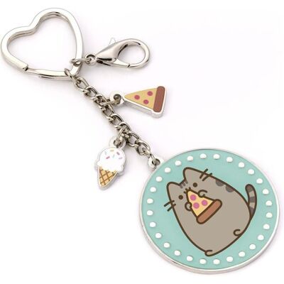 Carat, Schlüsselanhänger, PUSHEEN - Pizza - Porte-clés, Silber, Mehrfarbig Carat, Schlüsselanhänger, PUSHEEN - Pizza - Porte-clés, Silber, Mehrfarbig