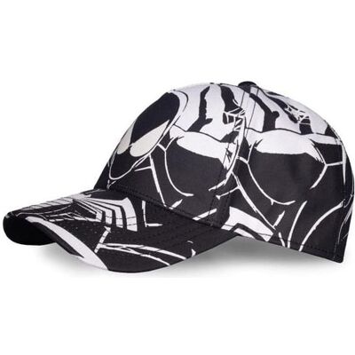 Difuzed, Herren, Cap, Spider-Man - Men's AOP Adjustable Cap, Weiss, Schwarz, (One Size) Difuzed, Herren, Cap, Spider-Man - Men's AOP Adjustable Cap, Weiss, Schwarz, (One Size)